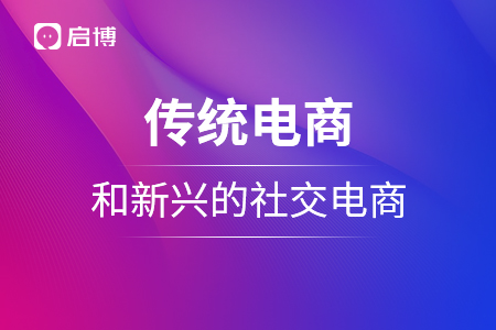 传统电商和新兴的社交电商